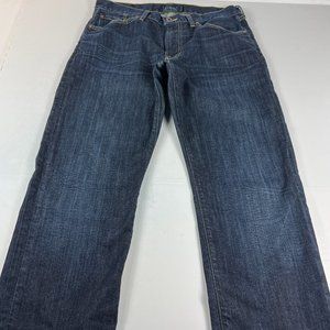 Lucky Brand Jeans Mens 31 x 32 363 Vintage Straight Leg Dark Blue Stretch Denim